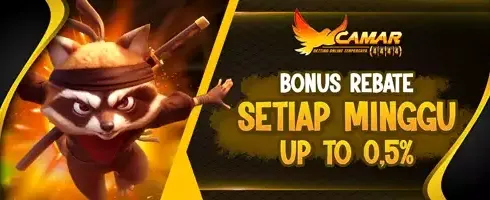 Bonus Rebate Mingguan Slot 0.5% promotion banner